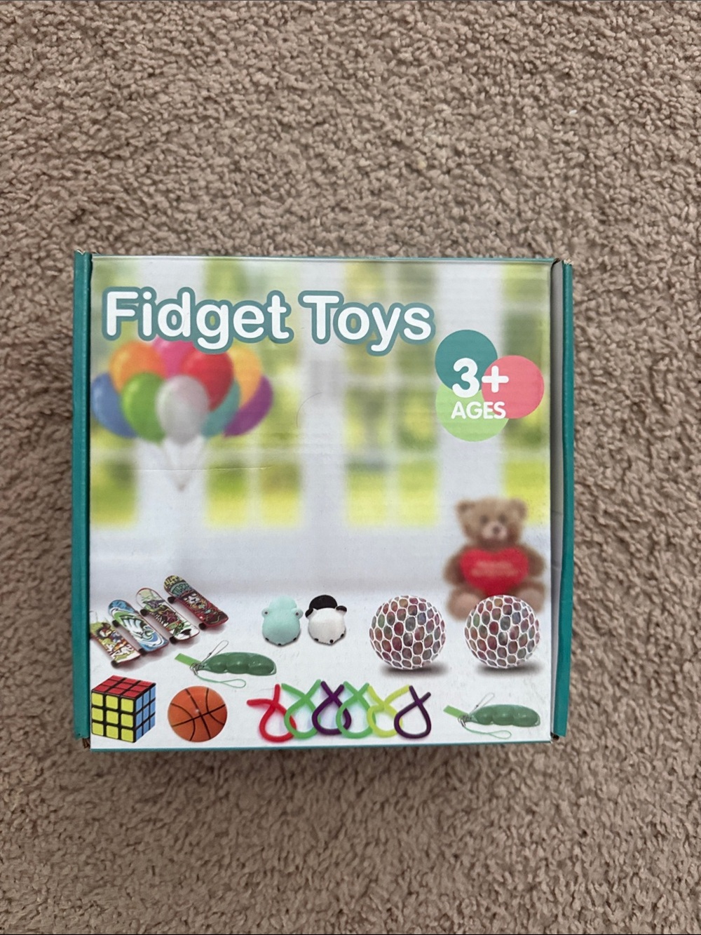 Fidget Toys Assortment Pack - Teal Box